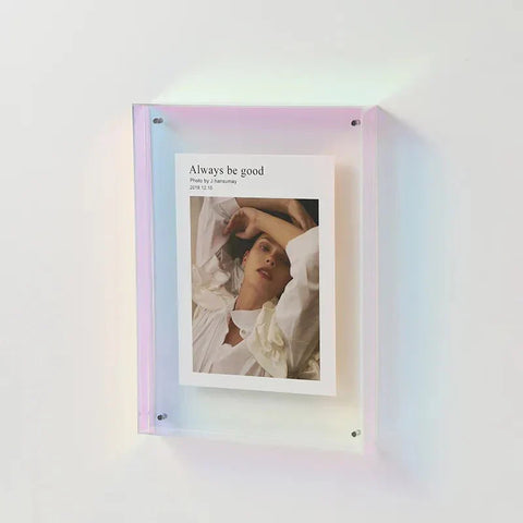 Lebendiger Acryl Displayrahmen – Zeitgemäßer Farbfotohalter