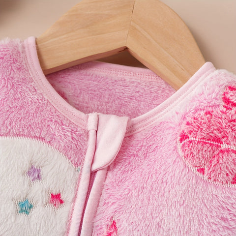 Plüsch Winterschlafsack mit Einhornprint – Weicher und Märchenhafter Schlafkomfort für Kinder