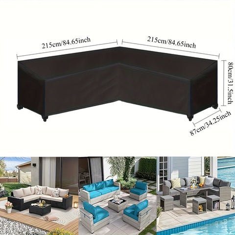 ShieldGuard Outdoor Abdeckung – Robuster Schutz für V-förmige Loungemöbel