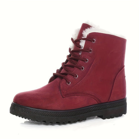 Damen Stilvolle Winter Stiefeletten - Halte deine Füße Warm und Bequem