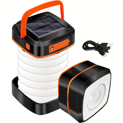 Zusammenklappbare Campinglampe - Wiederaufladbare LED-Lampe für Outdoor-Aktivitäten und Notfälle