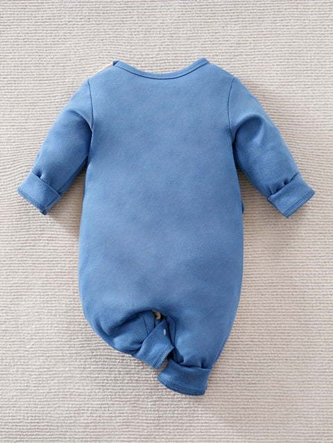 Süßer Elefanten-Overall für Babys – Perfekt für den Herbst und Winter