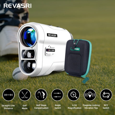 Fortgeschrittener Golfentfernungsmesser - Präzise Messungen mit Neigungsanpassung und Vibrationsfeedback