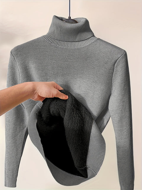 Thermischer Rollkragenpullover - Bequem und Warm für Kalte Tage