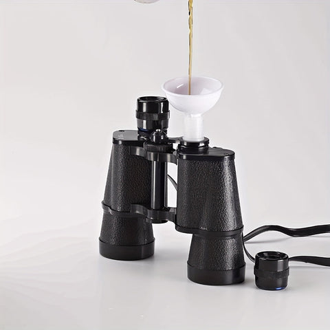 Einzigartiger Fernglas-Flasche – 500ml Tragbare Hüftflasche mit Trichter
