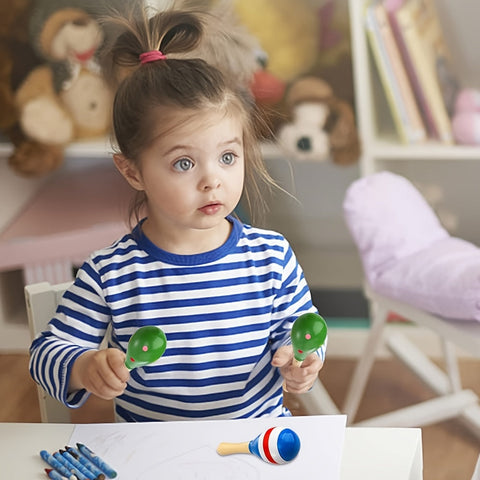 MelodyWood Holzmaraca - Spielerisches Musikinstrument für Kinder