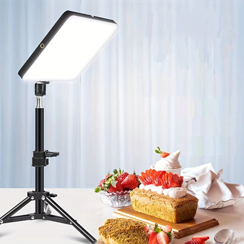 Verstellbares Lichtstativ und Lampe – Ideal für Fotografie, Studio-Setups und Videoaufnahmen