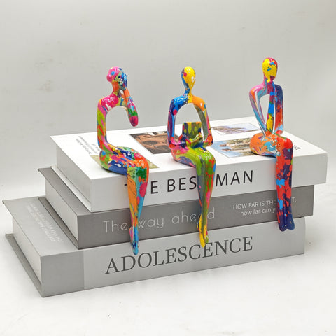 KleurExplosie Kunstfiguren Set - Für einen Kühn und Kreativen Einrichtungsstil