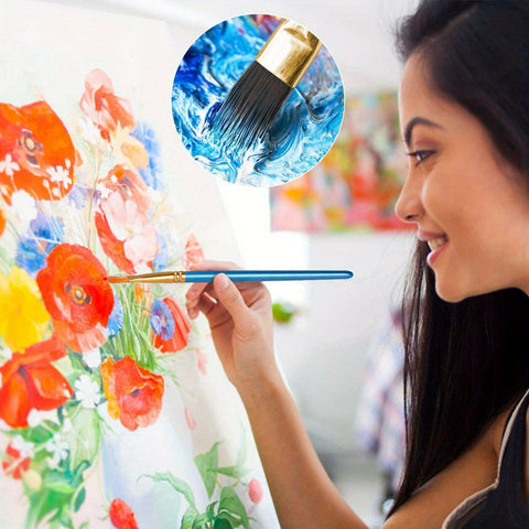 Acrylfarbe Set – 28 Stück, einschließlich 18 Farben Acrylfarbe und 10 Pinseln