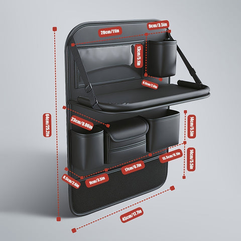 PU Leder Auto Sitzrücken Organizer – Stilvoll und Funktional