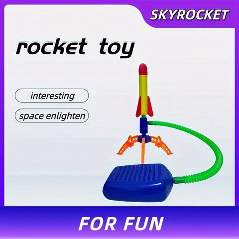 Fußpumpe Raketenwerfer – Spritziger Spaß im Freien mit bunten Raketen
