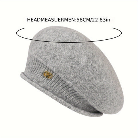 Schicke Strick-Beret für Damen - Eleganz und Wärme für den Winter