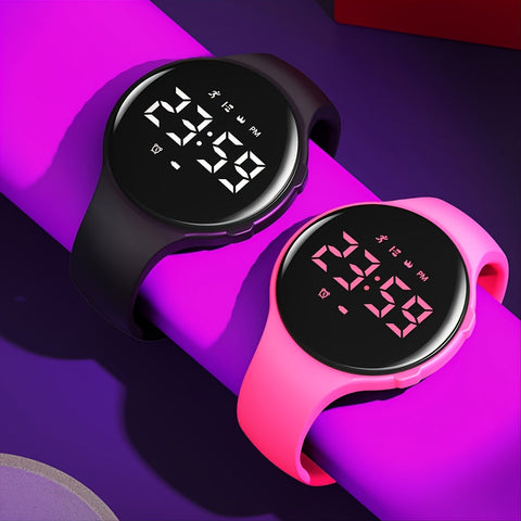 LED Digitaler Schrittzähler Uhr mit Vibrationsalarm – Fitness Tracker für Kinder