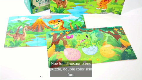 Bildungs-Dinosaurier-Puzzle - Für kreatives Lernen und Spielspaß