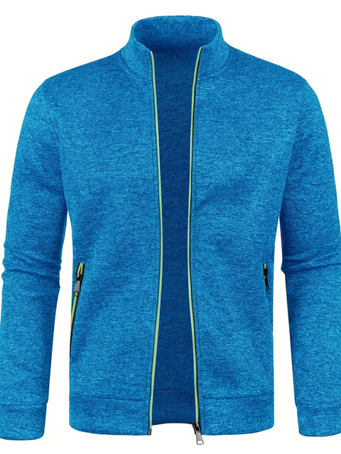 Herren Cardigan mit Voller Reißverschluss – Lässig und Stilvoll für die Kalten Monate