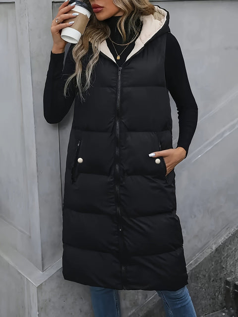 Eva Puffy Weste - Stilvoll und Warm für Damen im Herbst und Winter