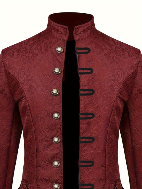 Hendrik Mittelalterliche Jacquardjacke - Stilvolles und Elegantes Outfit für Festliche Anlässe