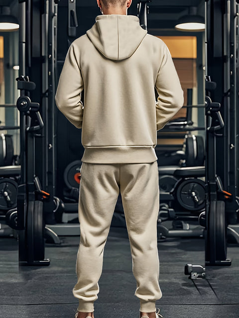 Herren Sportliche Hoodie und Hose Set – Bequem und Stilvoll für Sport und Freizeit