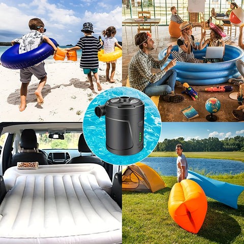 Wiederaufladbare Mini-Luftpumpe – Kabellos & Ultraleicht für den Outdoor-Einsatz