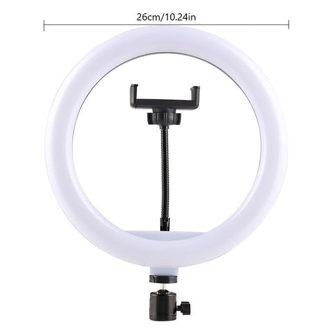 10-Zoll Beauty Ringlicht mit 55 cm Stativ – Perfekt für Fotografie, Videografie und Make-up