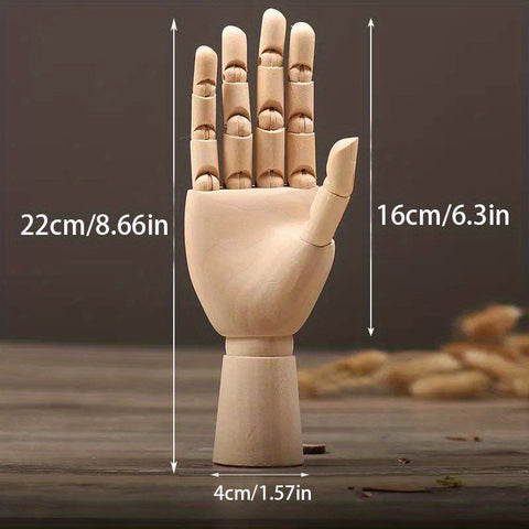 Nordisches Kreativ Holzhandmodell – Beweglich und Stimmungsvolles Deko-Objekt