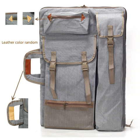 Canvas Zeichenbrett Rucksack – Praktisch, Langlebig und Einfach Mitnehmbar