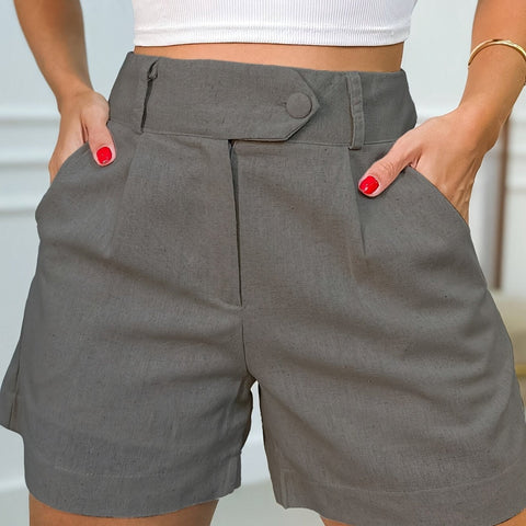Elegante Hochtaillierte Shorts – Komfort und Stil in Einem