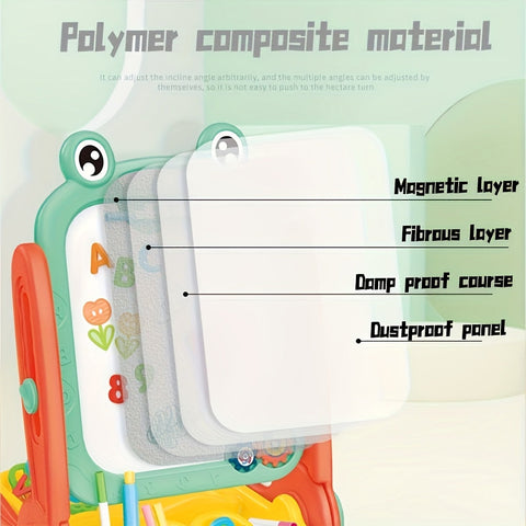 Doppelseitiges Kinderzeichenbrett – Magnetisch mit Bildungsfunktionen zum Lernen und Spielen
