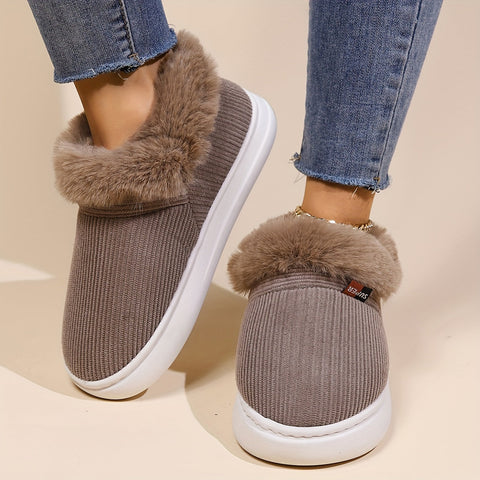 Liza Fluffy Hausschuhe - Wärme und Komfort für Damen