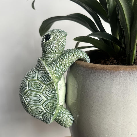 Verspielter Cartoon-Schildkröte Hängende Pflanzer – Ideal für Innen- und Außendekoration