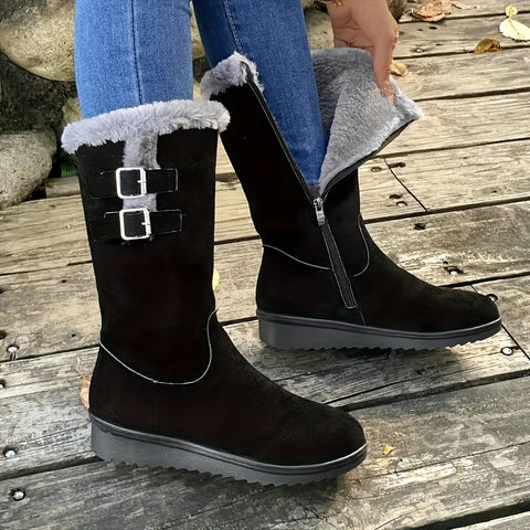 Fuzzy Boots für Damen - Warm und Stilvoll für Kalte Tage