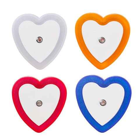 HeartGlow LED Nachtlampe - Intelligente Dämmerungs-zu-Dämmerungs Nachtbeleuchtung