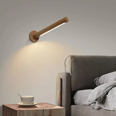 Aura Holz Wandlampe - Für Stimmungsvolle Flexible Beleuchtung