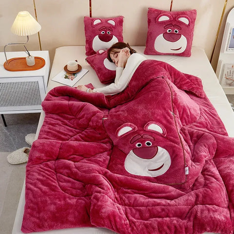 KnuffelZacht Decke und Kissenbezug Set – Für Wärme und Gemütlichkeit