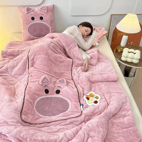 KnuffelZacht Decke und Kissenbezug Set – Für Wärme und Gemütlichkeit