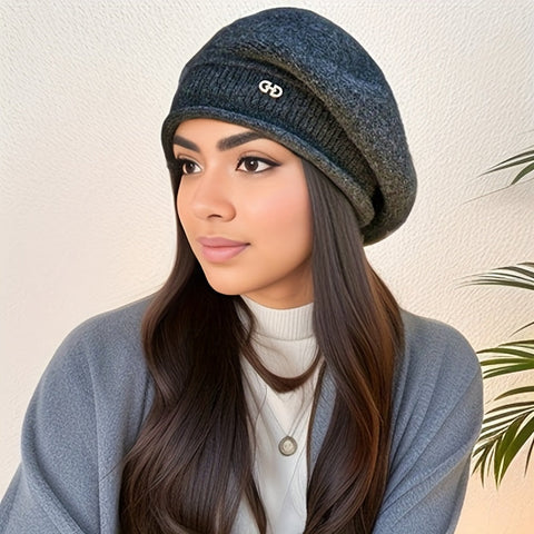Schicke Strick-Beret für Damen - Eleganz und Wärme für den Winter