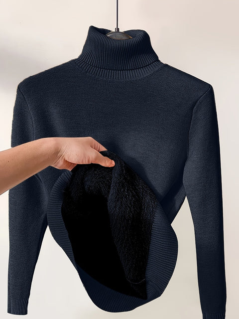 Thermischer Rollkragenpullover - Bequem und Warm für Kalte Tage