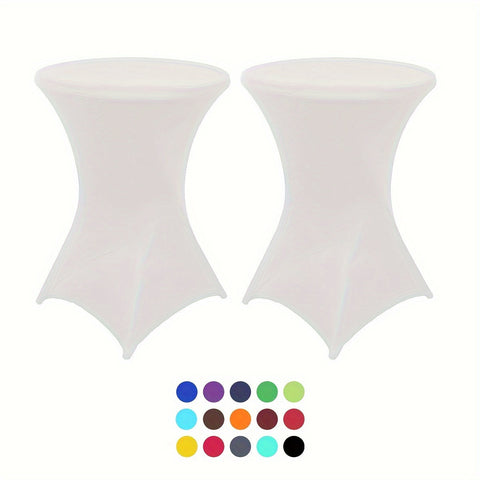 Stretchy Cocktail-Tischdecke - Einfarbig, Ideal für Feiern und Veranstaltungen