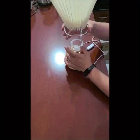 Bambus Geflochtene Tischlampe - Stilvolles und Raffiniertes Design