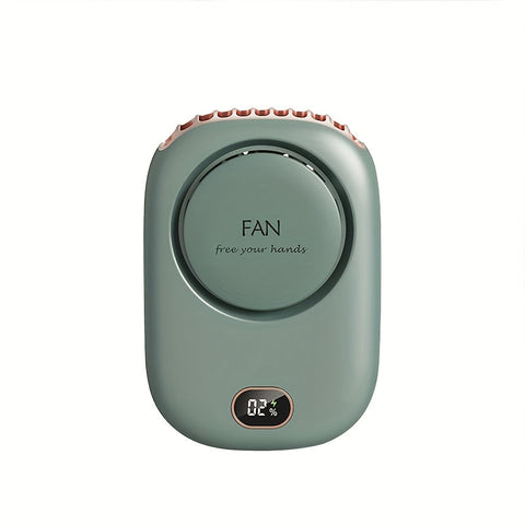 USB wiederaufladbarer Mini-Nackenventilator – Leichtgewicht mit verstellbaren Geschwindigkeiten