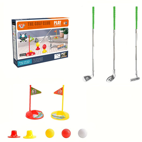 Golfset für Kinder - Verstellbare Schläger und Ziele für endlosen Spielspaß