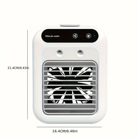 Tragbarer Mini-Klimaanlage – All-in-One Luftbefeuchter & Ventilator
