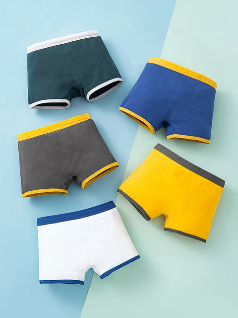 Dinosaurier-Unterwäsche für Jungen - 5-teiliges Set aus bequemen Boxershorts