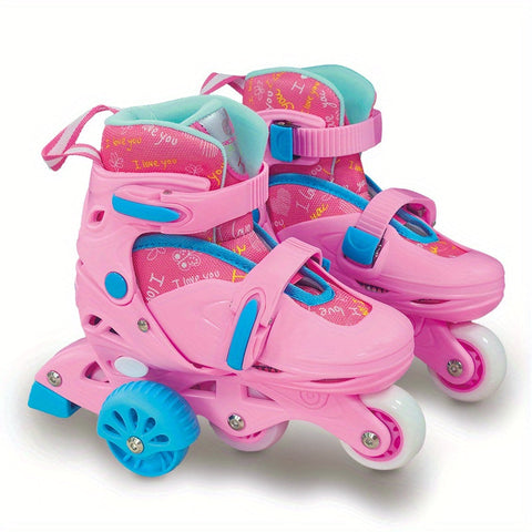 LichtBlits Verstellbare Rollerskates - Für Kinder mit Stil und Geschwindigkeit