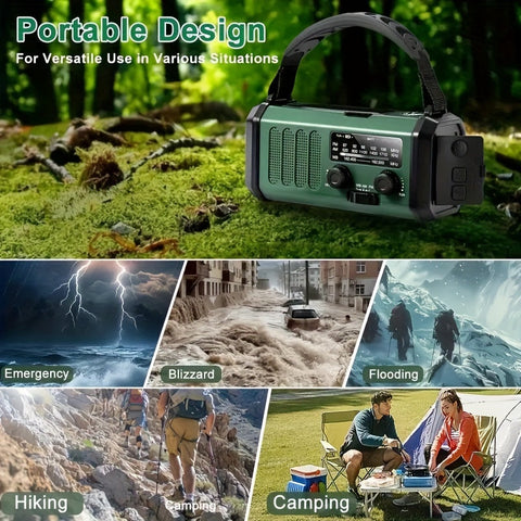 EcoPower Radiator - All-in-One Notfallradio mit Taschenlampe und Ladegerät