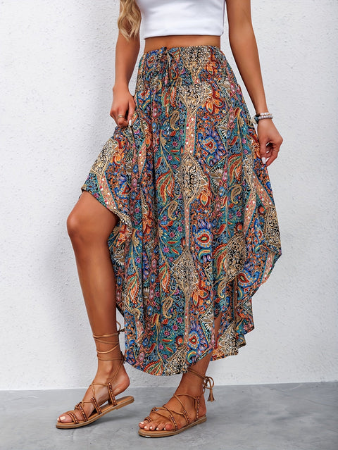 Paisley-Druck Hohe Taille Rock – Stilvoll und Bequem für Sommer und Frühling