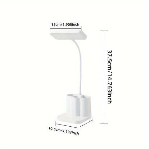 Schlanke Wiederaufladbare LED Schreibtischlampe mit Verstellbarer Beleuchtung – Perfekt zum Lesen und Arbeiten