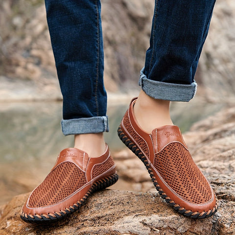 Leichte Herren Sandalen – Atmungsaktiv, Bequem und Rutschfest