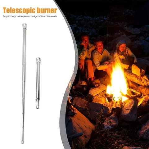 Teleskopische Feuerpfeife - Praktisch und Langlebig für Outdoor-Feuer