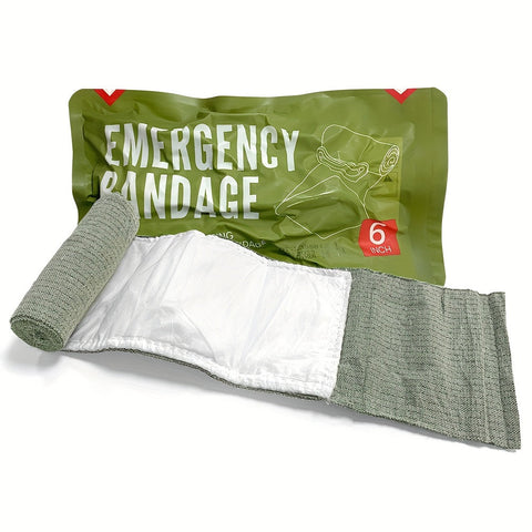 Elastische Erste-Hilfe-Binde mit Sterilem Wundverband – Universell Geeignet für Outdoor und Zuhause